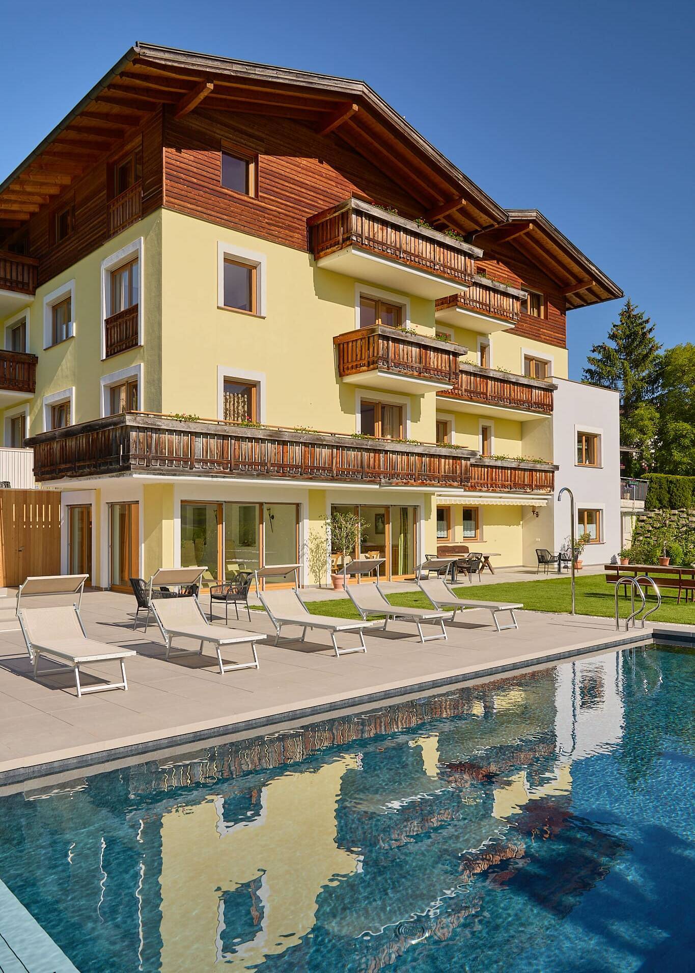 Schiestlhof con piscina esterna riscaldata