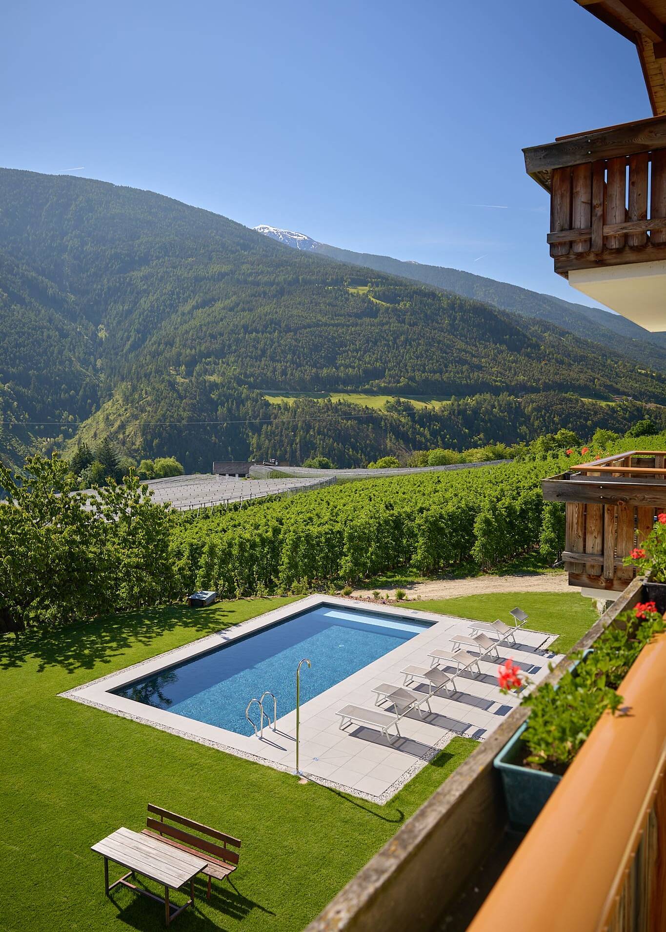 Balcony mountain view