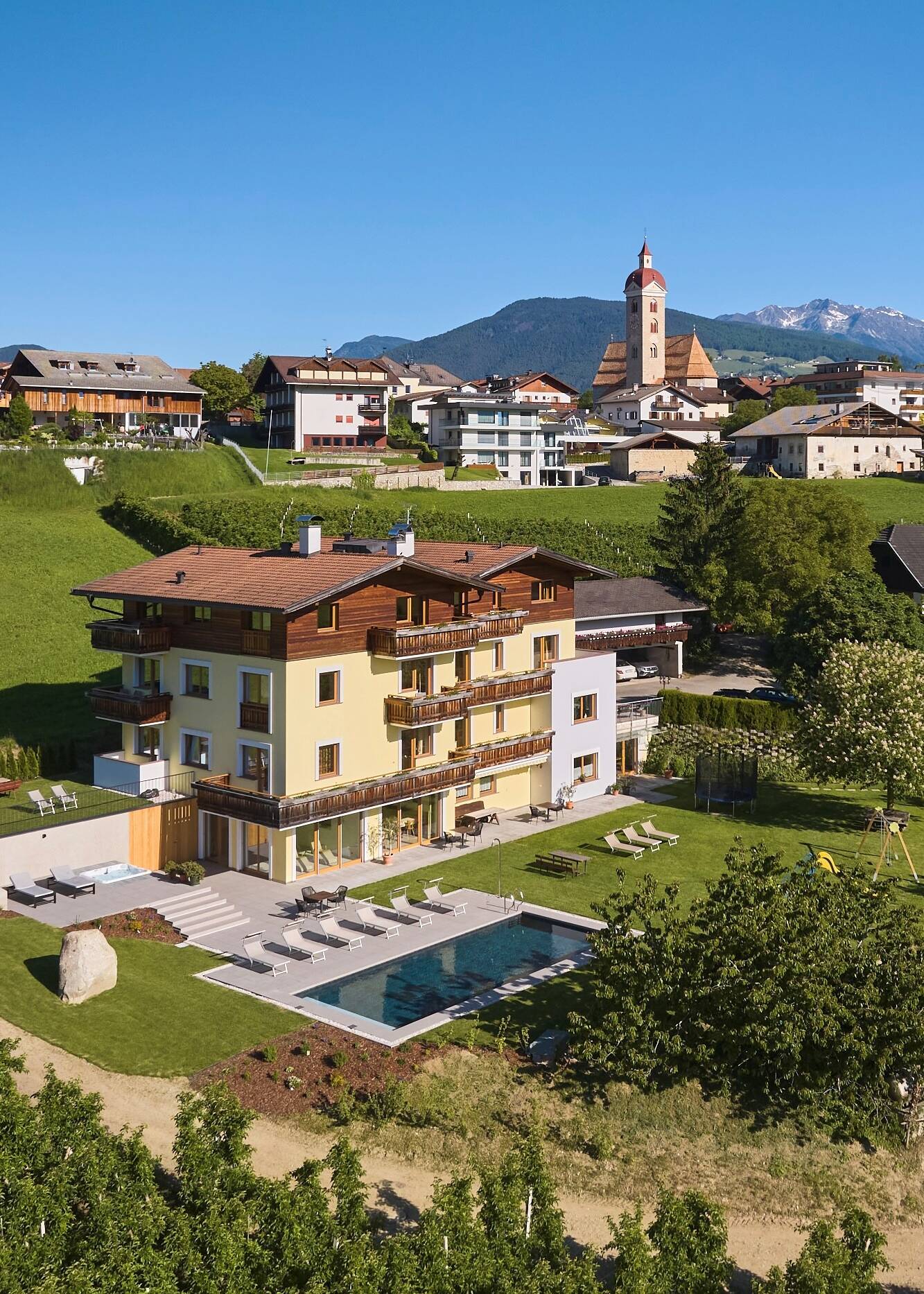 Residence and mountains