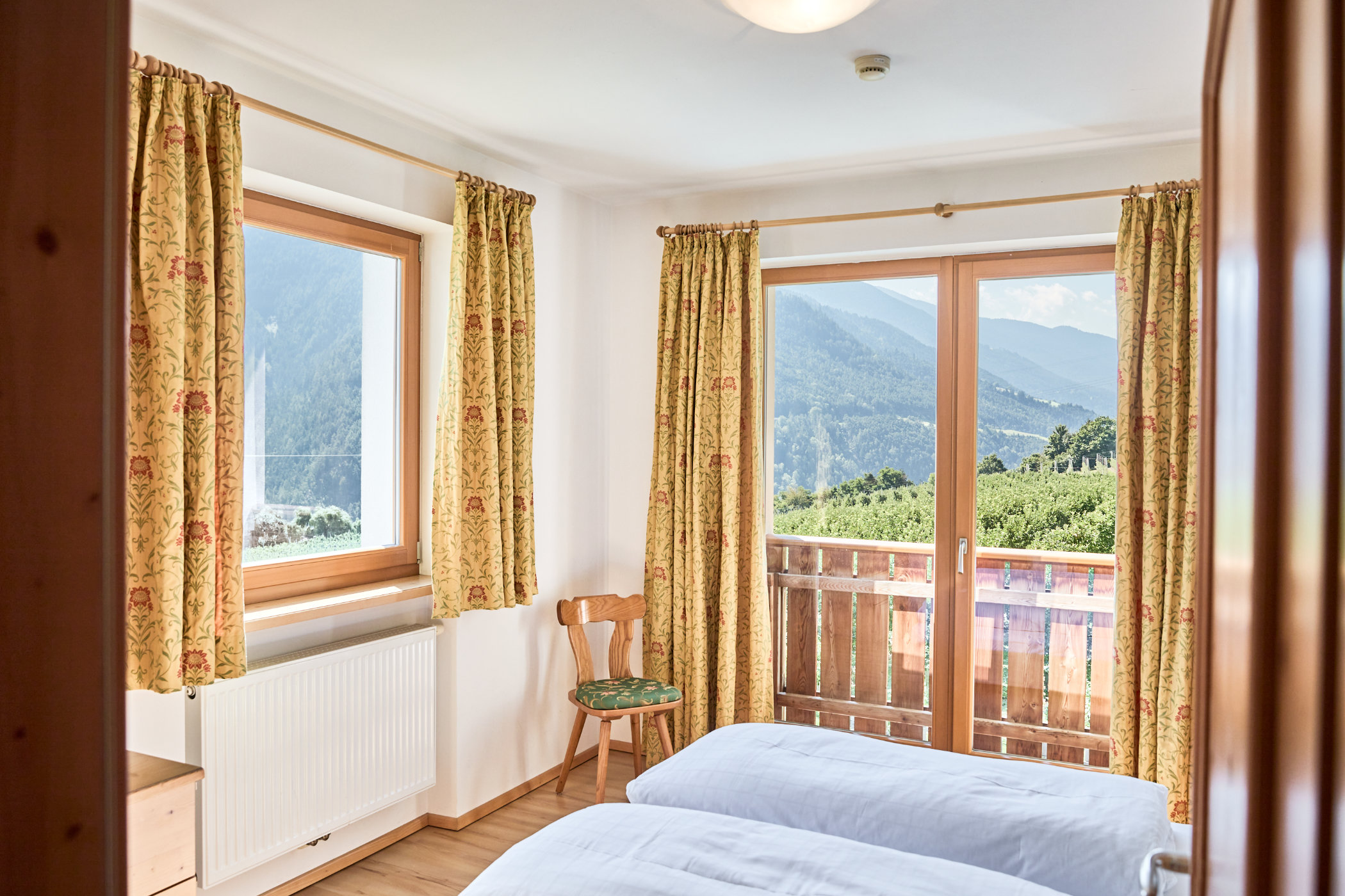 Apartment Morgenduft Zimmer mit Blick in die Natur
